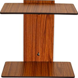 Gojeeva Engineered Wood Light Brown Plane Wall Shelve Storage for Home Décor Wooden Wall Shelf
