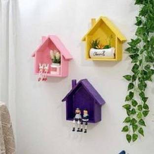 RASTWOOD hut 1 Wooden Wall Shelf