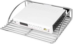 TechSrmaji Steel Setop box Stand, Wifi Stand Router holder Shelves Stainless Steel Wall Shelf