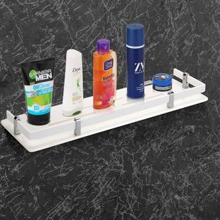 VBEST Wall Mounted Rack Shelf for Bathroom 18x5 Inch Ideal for Storage Accessories Acrylic Wall Shelf