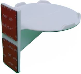 makerV Screwless Wall mount Speaker Stand, Stick-on wall stand, Stick on wall shelf Plastic Wall Shelf