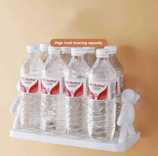 SJK Self Adhesive Multi-Purpose Wall Hanging Humanoid floating Shelf 1.762 Plastic Wall Shelf