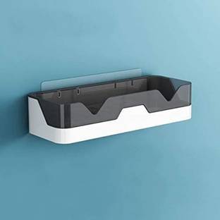 Bhyvaa B-HYVAA AquaNest Wall Mounted Plastic Bathroom & Kitchen Storage Shelf Plastic Wall Shelf