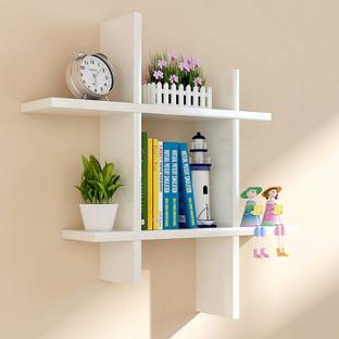 QUALITYBEST Wooden Wall Shelf