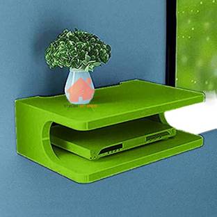 Stylish Art Maker Wall T.V Set up Box Stand, Wifi Stand Remote Stand Wall Shelf वुडेन, MDF (मीडियम डेंसिटी फाइबर) वॉल शेल्फ