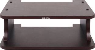 Homiva Wooden Set Top Box Stand, Wifi Router Wooden Wall Shelf