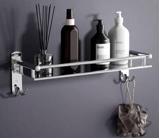 GRIVAN SS Bathroom Shelf Organizer, Hanger,Holder,Rack,Stand Bathroom Accessories