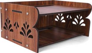 Gojeeva Set top Box Stand|WiFi Router Holder Wooden Wall Shelf(DIY) Wooden Wall Shelf
