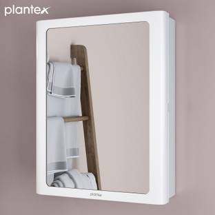 Plantex Bathroom Storage Organizer/Bathroom Cabinet with Mirror/Bathroom Shelf(14x18 In) Acrylic Wall Shelf