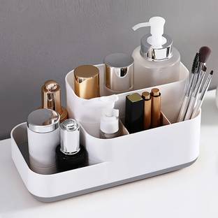 Slikvita Compartment Kitchen And Bathroom Caddy Storage Holder Stand Plastic Wall Shelf