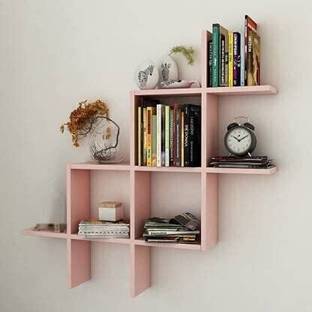 Tarzen MDF (Medium Density Fiber), Wooden Wall Shelf