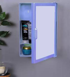 Epraiser SMALL MINI BATHROOM STORAGE MIRROR CABINET BOX Plastic Wall Shelf
