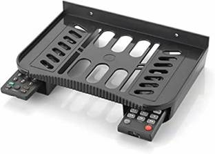 SUPERJOY Mulitpourpose stand for Led tv Reciever wifi With Remote pocket Plastic Wall Shelf
