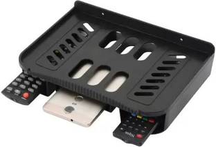 Flipkart SmartBuy Wall Mount Stand Set top Box Stand Setup Box Shelves Remote Holder Pack of 1 Plastic Wall Shelf