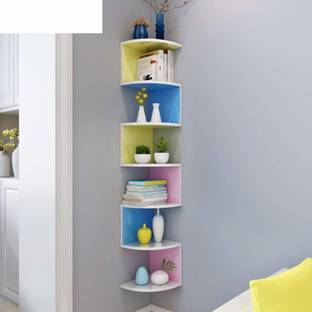classiconline WODEN WALL MOUNT ZIG ZAG 1 Wooden Wall Shelf