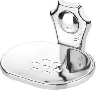 iSTAR Stainless Steel Wall-Mounted Soap Dish | Rust-Proof Bathroom Soap Holder Stand Stainless Steel Wall Shelf