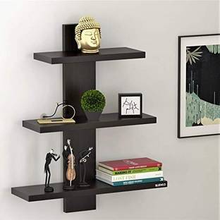 NationalArts wooden wall shelf wall hanging wall decor mounted floating Wooden Wall Shelf