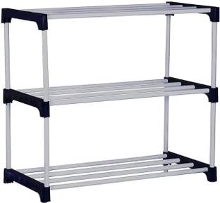 LOTSPEK Lotspek 3 layer rack for multipurpose rack for bookshelf shoes rack for home Plastic Wall Shelf