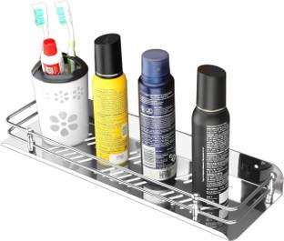 Flipkart SmartBuy Anti-Rust Bathroom Shelf(12 Inch)/Kitchen Shelf/Basin Shelf/Bathroom Accessories Stainless Steel Wall Shelf