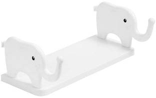 K.B.SALES Multipurpose Wall Mount Self-Adhesive Plastic Storage Rack Plastic Wall Shelf