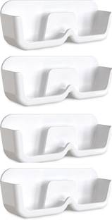 Shoperd Eyeglasses Holder Stand WallMounted with Sticker Sunglasses Display Case Plastic Wall Shelf