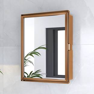 Plantex Bathroom Cabinet with Mirror/Bathroom Storage Organizer/Bathroom Shelf(14x18 In) Acrylic Wall Shelf