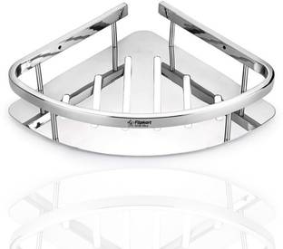Flipkart SmartBuy Heavy Quality Stainless Steel Corner Shelf - Pack Of 1 Stainless Steel Wall Shelf
