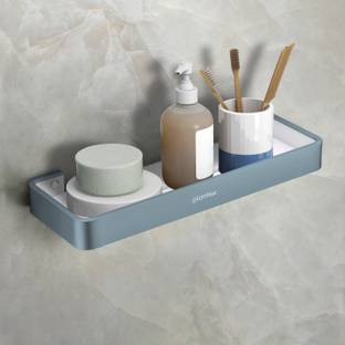 Plantex Shelf for Bathroom/Multipurpose Shelf/Rack Shelf for Home/Office-(15x5 inch) Aluminium, Acrylic Wall Shelf