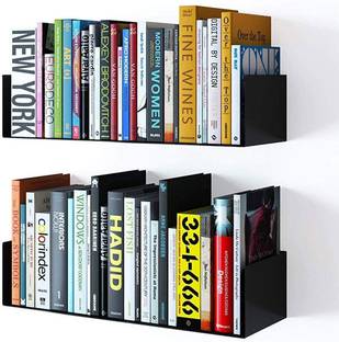 Dime Store Dime Store Engineered Wood Pre-Laminated Book Shelf Multipurpose Wooden Wall Shelf