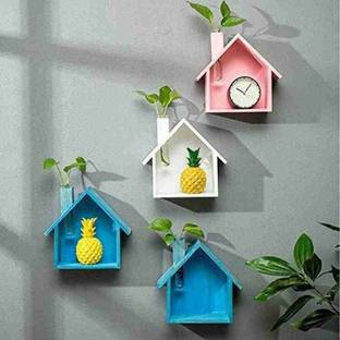 KHUSUBHDECOR Wooden Wall Shelf