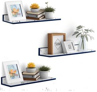 Dime Store Engineered Wood Wall Mounted Storage Floating Decorative Shelf Wooden Wall Shelf