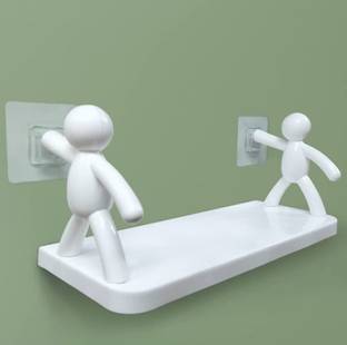 Febstar Human Shelf Rack Plastic Wall Shelf