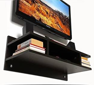 AHMAD CRAFTS SET TOP BOX STAND WALL T.V SET TOP BOX WIFI (STB) STAND MDF (Medium Density Fiber) Wall Shelf