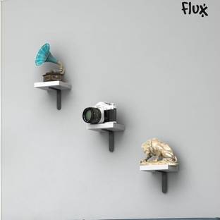 Flux Shelves for Wall Wood Shelf Decor Plant Display Collectibles Mounted Kitchen Particle Board Wall Shelf