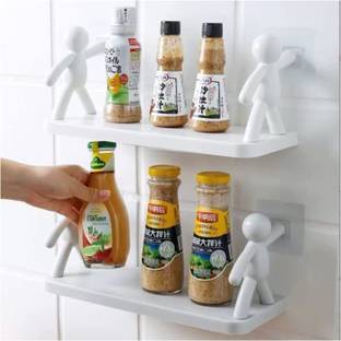 Pito Bathroom Storage Rack Floating Wall Ledge Shelf Simple Wall Mounted Regular Organizer