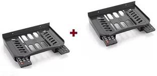 KEATON Wall Mount Router Stand Set top Box Stand Setup Box Shelves Remote Holder Plastic Wall Shelf