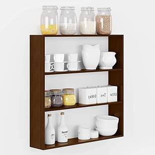 Himanshu Craft Kitchen Storage Boxes / Kitchen Organizer Items / Decorative Wall Mounted Rack MDF (Medium Density Fiber) Wall Shelf