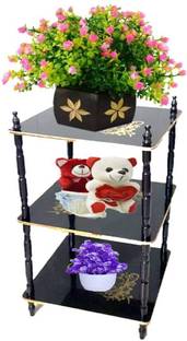 DPH 3 shelf wooden corner for living room, bedroom, kidsroom Wooden Wall Shelf