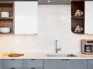 MODWUDU CORNER ROUND SHELVES CABINET | KITCHEN CABINET | CORNER SHELVES |CORNER STAND Particle Board Wall Shelf