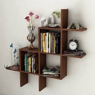 Tarzen MDF (Medium Density Fiber), Wooden Wall Shelf
