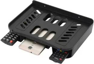 Flipkart SmartBuy Wall Mount Stand Set top Box Stand Setup Box Shelves Remote Holder Pack of 1 Plastic Wall Shelf
