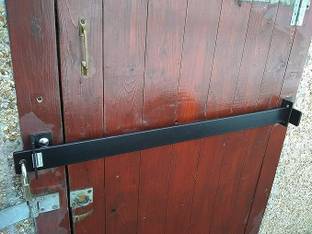 Indian Decor Key Door Bar Lock - Powder Coated and painted finish Iron Wall Shelf