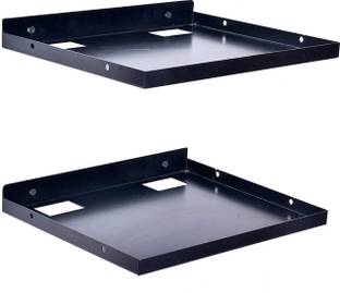 Preha Sturdy Design Wall Mount Stand/Set Top Box/WiFi Router Stand, Tray Size-11"X 9" Iron Wall Shelf