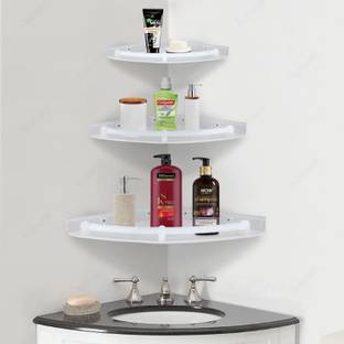 APPGEN Containers Kitchen Rack Plastic Unbreakable Corner Set of 3 pcs Size :- 5X7" inches, 7X9" inches, 9X12" inches