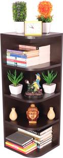 Madhuran Corner Shelf Set Particle Board Wall Shelf
