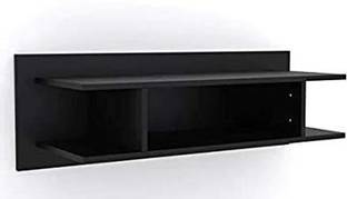 SMART SHOPPEE WALL T.V SET TOP BOX (STB) STAND WIFI STAND WOODEN WALL SHELF MDF (Medium Density Fiber) Wall Shelf