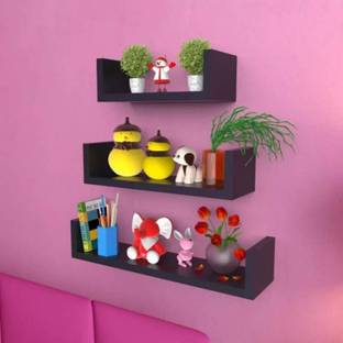 Antique Villa World Pes Floating Shelves wall mount Wooden Wall Shelf