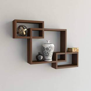 m u crafts m.u interlock wall shelf wall MDF (Medium Density Fiber) Wall Shelf