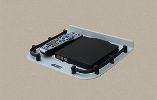 STONE Unbreakable TV Set up Box DVD Stand Holder Wi-Fi Router Telephone Storage Stand Acrylic Wall Shelf