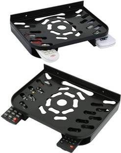 onum Setup Box Stand/Wi-Fi Router/Setup Box Stand Wall Mount Strong Wall Shelf Plastic Wall Shelf